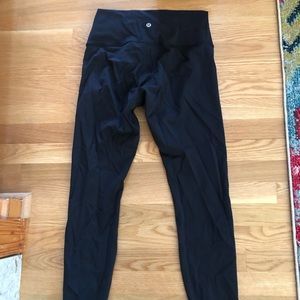 Lululemon Black Yoga Pants-Wunder Under Luxtreme